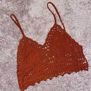 Knit crop top